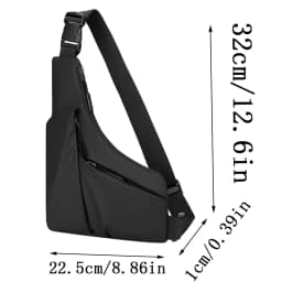 Men's Versatile Casual Chest Bag Multi-color Option Crossbody Shoulder Bag for Daily Commuting Outings