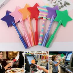 3D Printed Star Wand Tap To Pay Star Magic Wand Portable Tap-to-Pay Credit Card Credit Card Holder Wand Credit Card Payment Wand