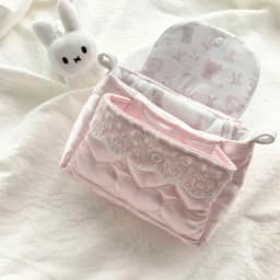 Cute Little Bear Soft Coin Wallet Ins Style High-Value Three-Layer Storage Bag Decorative Bag Earphones Bag Key Pouch for Woman