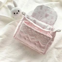 Cute Little Bear Soft Coin Wallet Ins Style High-Value Three-Layer Storage Bag Decorative Bag Earphones Bag Key Pouch for Woman