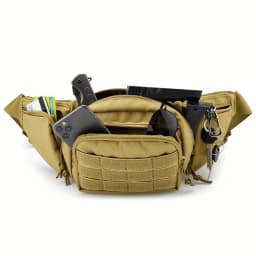 Men Waist Fanny Pack Belt Bag Tactical Military Motorcycle Rider Sports Climb Camping Nylon Male Tool Sling Chest Hip Bum Bag