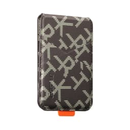 Luxury Camo Pattern Faux Leather For MagSafe Card Holder With Stand For iPhone Samsung Series RFID Anti-Skimming Wallet