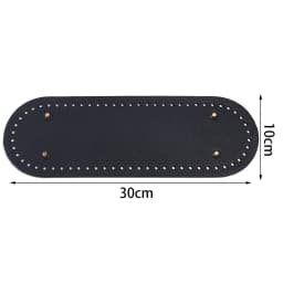 1pc/lot Colorful Long PU Leather Bag Bottom Hand-woven Bag Rivets Baseplate For DIY Handbag Cushion Pad Base Accessories