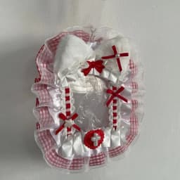 New High Quality Kawaii DIY Card Holder with Ribbon Lolita Lace Photocard Case Idol Display Anime Photo Protector Case Card