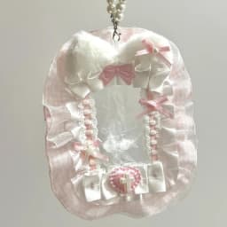 New High Quality Kawaii DIY Card Holder with Ribbon Lolita Lace Photocard Case Idol Display Anime Photo Protector Case Card