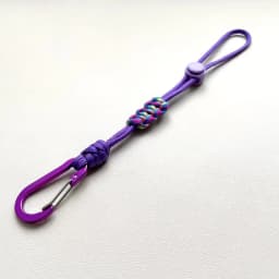 1Pc Water Bottle Holder with Lanyard, Alloy Hook Keychain, Portable Clip for Travel Hiking Backpack Accessory