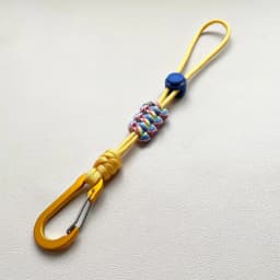 1Pc Water Bottle Holder with Lanyard, Alloy Hook Keychain, Portable Clip for Travel Hiking Backpack Accessory