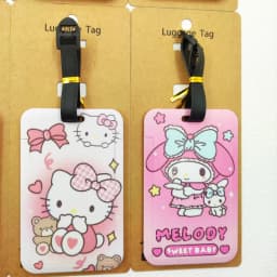 Hello Kitty Travel Luggage Tags Cute Suitcase ID Address Holder Baggage Boarding Tags Portable Label for Girls