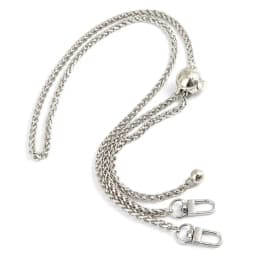 Replacement 120cm Metal Purse Chain Strap Handle for Handbag Shoulder Crossbody Bag Chain Strap with Length Adjustable Ball
