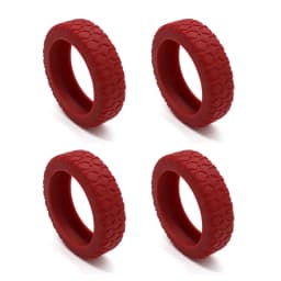 Luggage Wheels Protector Wear Resistant Silicone Protection Cover Noise Reducing Anti-Scratch for Suitcase Office Chair Caster