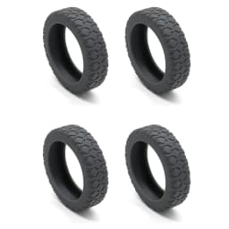 Luggage Wheels Protector Wear Resistant Silicone Protection Cover Noise Reducing Anti-Scratch for Suitcase Office Chair Caster