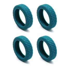 Luggage Wheels Protector Wear Resistant Silicone Protection Cover Noise Reducing Anti-Scratch for Suitcase Office Chair Caster