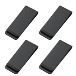 1-4pcs Retro Money Clip Wallet Stainless Steel Metal Men Cash Bill Clamp Holder ID Credit Business Card Holder Women Mini Purse