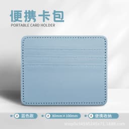 Ultra-thin PU Leather Mini Wallet Slim Bank Credit Card Holder Men's Business Small ID Case for Women Purse 4 Slots Cardholder