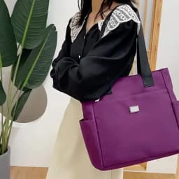 High Quality Large Capacity Handbag Tote Bags Lightweight Waterproof Nylon Shoulder Bag For Work School And Travel Shoulder Bags