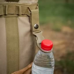 Buckle Hook Water Bottle Holder Clip Climbing Carabiner Belt Backpack Hanger Hooks Water Bottle Nylon Webbing Multifunction Wate