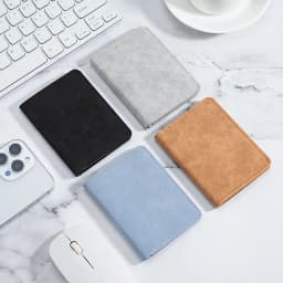 Card Bag Male Ultra-Thin Mini Small Wallet Multifunctional Driver's License Leather Case Multi-Card Position Anti-Degaussing Cer