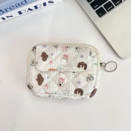 Cute Cartoon Small Travel Cosmetic Lipstick Earphone Card Portable Storage Bag Purse Women Gift Pouch In Make up Bags Organizer