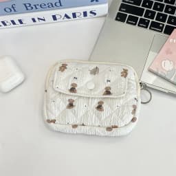 Cute Cartoon Small Travel Cosmetic Lipstick Earphone Card Portable Storage Bag Purse Women Gift Pouch In Make up Bags Organizer