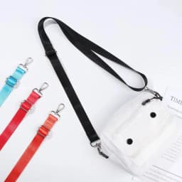 Women's Bag Shoulder Bag with Lengthened Strap Shoulder Strap Messenger Bag Shoulder Strap Wide Bag with Accessories Color