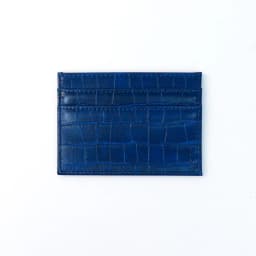 Customizable Name Letter Crocodile Pattern PU Simple and High-End Multi-Color Women's Gift Multi-Slot Coin Purse Card Case