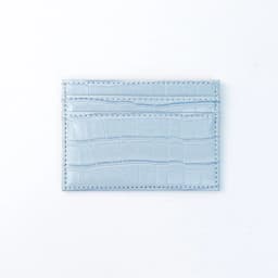 Customizable Name Letter Crocodile Pattern PU Simple and High-End Multi-Color Women's Gift Multi-Slot Coin Purse Card Case