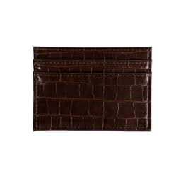Customizable Name Letter Crocodile Pattern PU Simple and High-End Multi-Color Women's Gift Multi-Slot Coin Purse Card Case