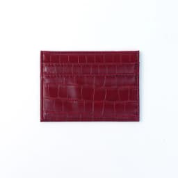 Customizable Name Letter Crocodile Pattern PU Simple and High-End Multi-Color Women's Gift Multi-Slot Coin Purse Card Case