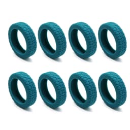 8pcs Travel Suitcases Wheel Covers Anti Slip Wear Resistant Silicone Silents Protection Cover For Carry On Luggage Caster Sleeve