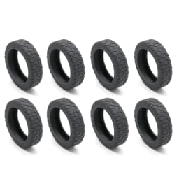 8pcs Travel Suitcases Wheel Covers Anti Slip Wear Resistant Silicone Silents Protection Cover For Carry On Luggage Caster Sleeve