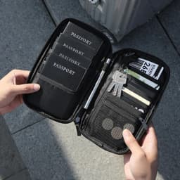 RFID Blocking Passport Wallet Family Passport Holder Multi Functional Document Case Organizer Travel Accessories Document Bag