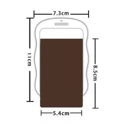 Soft Silicone Kpop Photocard Holder With Star Keychain Sliding Cover ID Cards Protective Case Spring Rope