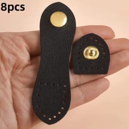 8Pcs 9cm Fashion Leather Bag Buckle Handmade Buttons Wallet Hasp Clasp Buckle Card Pack Buckle for DIY Handbag Accessories
