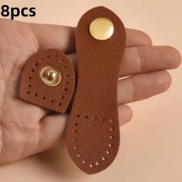 8Pcs 9cm Fashion Leather Bag Buckle Handmade Buttons Wallet Hasp Clasp Buckle Card Pack Buckle for DIY Handbag Accessories