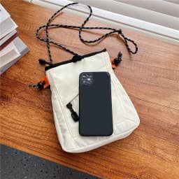Mini Nylon Crossbody Bag Soft Small Phone Wallet Multifunctional Adjustable Strap Shoulder Bag Crossbody Purse Canvas Purse