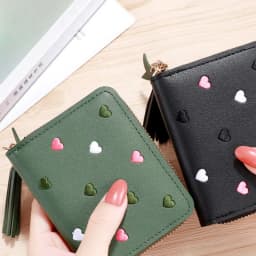 2026 NEW Spring Summer Wallet Women Ladies Mini Tassel Wallets Cute Short Zipper Lovely Pu Leather Coin Purse Female Hand Wallet