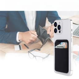 Fashion Elastic Cloth Phone Card Holder Adhesive Sticker Pocket Wallet Case for Mobile Credit ID Card and Money Bag Storage
