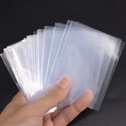 66x91mm Clear Card Sleeves 100/300Pcs Transparent Card Protector Anti-scratch Dustproof Storage Bags For Collectible Game Cards