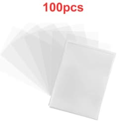 66x91mm Clear Card Sleeves 100/300Pcs Transparent Card Protector Anti-scratch Dustproof Storage Bags For Collectible Game Cards