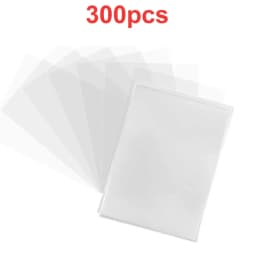66x91mm Clear Card Sleeves 100/300Pcs Transparent Card Protector Anti-scratch Dustproof Storage Bags For Collectible Game Cards