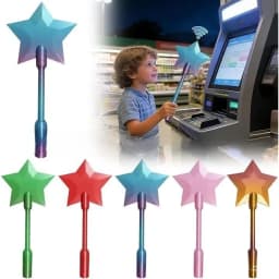 3D Printed New Wand Tap To Pay Portable Credit Card Holder Tap-to-Pay Credit Card Star Magic Wand Wand Credit Card Payment Wand