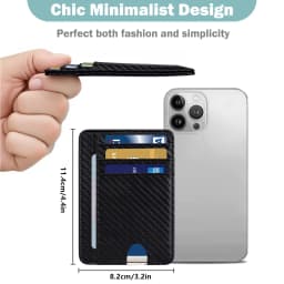 Slim Minimalist Front Pocket RFID Blocking Wallets for Men and Women