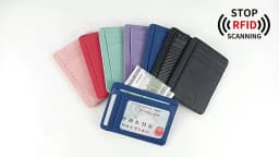 Slim Minimalist Front Pocket RFID Blocking Wallets for Men and Women