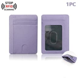 Slim Minimalist Front Pocket RFID Blocking Wallets for Men and Women