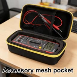 Hard Shell Carrying Case Multimeter Storage Bag Shockproof Protective Tool Bag Battery Starter Storage Box Electronic Accessorie