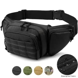 Packs for Men Nylon Shoulder Hiking Tactical Multi-function Waist Pack Fanny Mobile Phone Bag Sports High-capacity Waist Bag