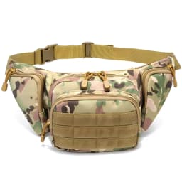 Packs for Men Nylon Shoulder Hiking Tactical Multi-function Waist Pack Fanny Mobile Phone Bag Sports High-capacity Waist Bag