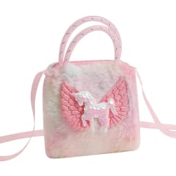 Cute Cartoon Mini Unicorn Handbags For Little Girls Ovely Wing Horse Kids Small Bag Storage Wallet Birthday Party Gifts