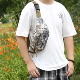 New Four Zipper Multi Layer Men's Waist Bag Outdoor Leisure Sports Women's Chest Bag Travel Mobile Wallet