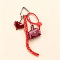 PU Leather Maillard Rope Keychain Woven Rope Handmade Braided Rope Car Keyrings English Letter Style Love Rope Bag Charm